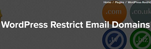 WordPress Restrict Email Domains