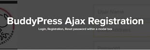 BuddyPress Ajax Registration