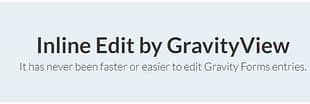 Inline Edit by GravityView