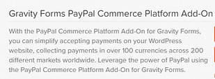 Gravity Forms PayPal Commerce