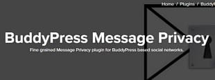 BuddyPress Message Privacy