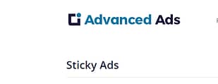 Advanced Ads: Sticky Ads
