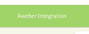 Popup Maker - Aweber Integration