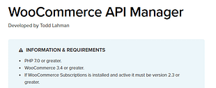 WooCommerce API Manager