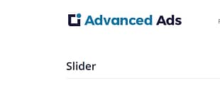 Advanced Ads: Slider