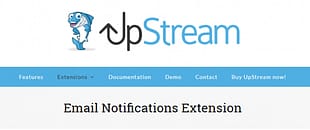 UpStream Email Notifications