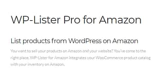 WP-Lister Pro for Amazon