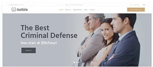 Justizia - Lawyer Services Responsive