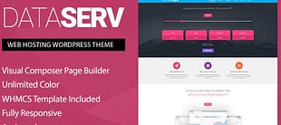 Dataserv - Professional Hosting WordPress Theme