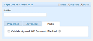 Gravity Perks Comment Blacklist Plugin