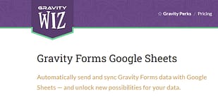 Gravity Perks - Google Sheets