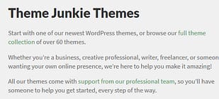 Theme Junkie Posted WordPress