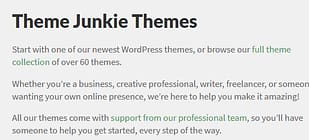 Theme Junkie Remaster WordPress