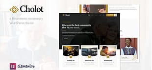 Cholot - Retirement Community WordPress Theme