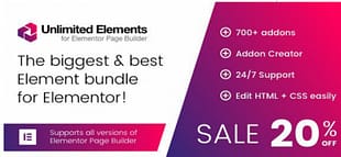 Unlimited Elements for Elementor Page