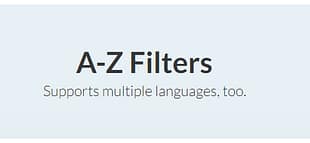 GravityView A-Z Filters