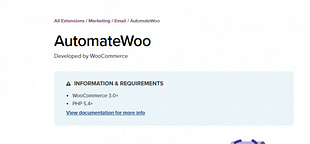 AutomateWoo - Start Growing Your