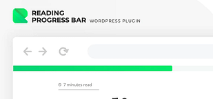 Reading Progress Bar for