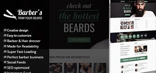 Barber - WordPress Theme for