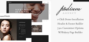 Podium - Model Agency WordPress