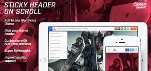Sticky Header on Scroll