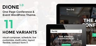 Dione - Conference & Event WordPress Theme