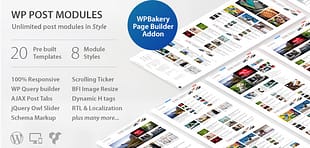 WP Post Modules for