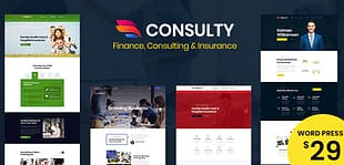 Consulty - Business Finance WordPress Theme