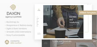 Daxon agency portfolio html