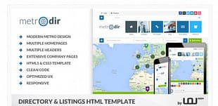 Metrodir - Directory & Listings HTML
