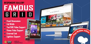 Famous - Grid Gallery for WPBakery Page Builde