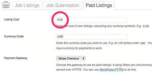 WP Job Manager Simple Paid Listings Addon