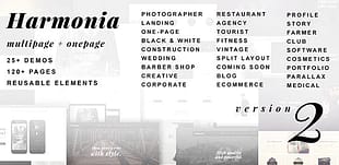 Harmonia - Creative Multi-Purpose WordPress Theme