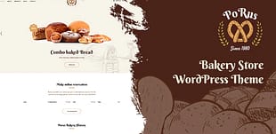 Porus - Bakery Store WordPress Theme