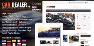 Car Dealer Automotive WordPress Theme - Responsive
