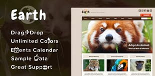 Earth - Eco/Environmental NonProfit WordPress Theme