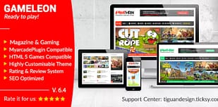 Gameleon - WordPress Arcade Theme