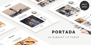 Portada - Elegant Blog Blogging WordPress Theme