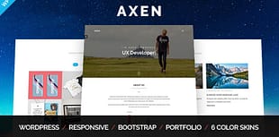 Axen - Personal Portfolio WordPress