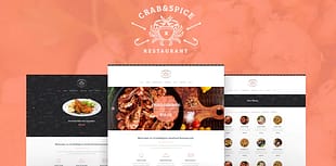 Crab & Spice | Restaurant and Cafe WordPress Theme