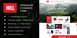 HILL - Premium Responsive WooCommerce