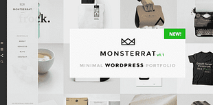 Monsterrat - Minimal WordPress Portfolio
