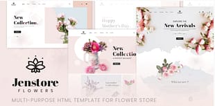 JenStore - Multi-Purpose HTML Template for Flower Store