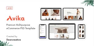 Avika - Multipurpose eCommerce PSD