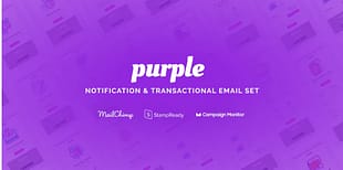 Purple - Notification & Transactional Email