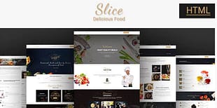 Slice Restaurant - Responsive Bootstrap