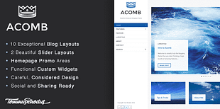 Acomb - Responsive Blogging WordPress