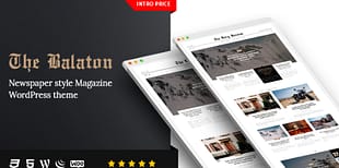 Balaton - Newspaper style Magazine