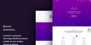 Blanka - One Page WordPress
