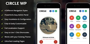 Circle Mobile Mobile WordPress Theme